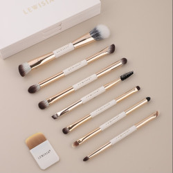 露薇雅魔盒三折曡系列套刷可攜式刷滄州眼影刷斜坡點彩刷化妝刷套盒