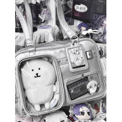 演唱會藏東西痛包娃包20公分雙肩包百搭通勤斜背單肩藏燈牌支架女