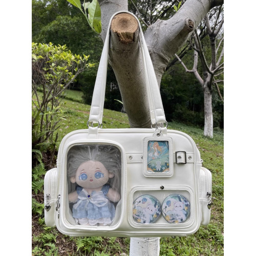 演唱會藏東西痛包娃包20公分雙肩包百搭通勤斜背單肩藏燈牌支架女