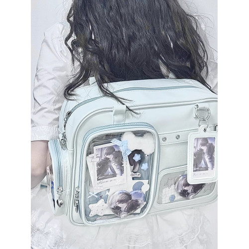 演唱會藏東西痛包娃包20公分雙肩包百搭通勤斜背單肩藏燈牌支架女