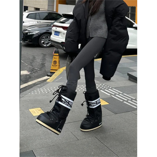 網紅厚底大頭雪地靴女冬2025新款羽絨棉鞋防水防滑加絨時尚滑雪靴 網紅厚底大頭雪地靴女冬2025新款羽絨棉鞋防水防滑加絨時尚滑雪靴