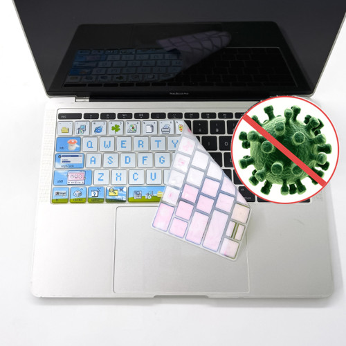 適用MacBook矽膠m2/3/4鍵盤膜pro 13保護air蘋果筆電14/15界面