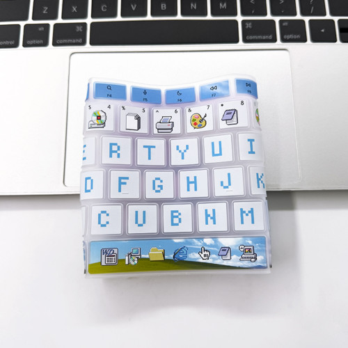 適用MacBook矽膠m2/3/4鍵盤膜pro 13保護air蘋果筆電14/15界面