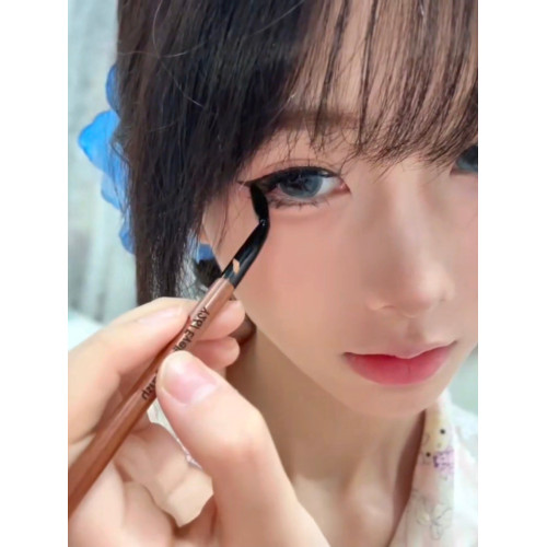 我願封爲zui牛折角刷 眼線刷臥蠶刷化妝刷子眼瞼下至淚溝化妝工具