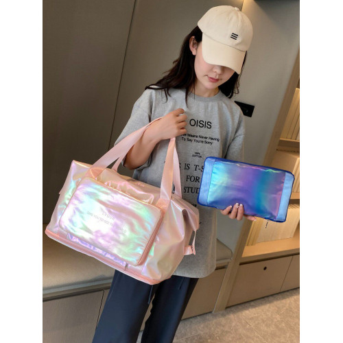 短途旅行包女手提出差大容量輕便運動健身包小行李待産旅遊收納袋