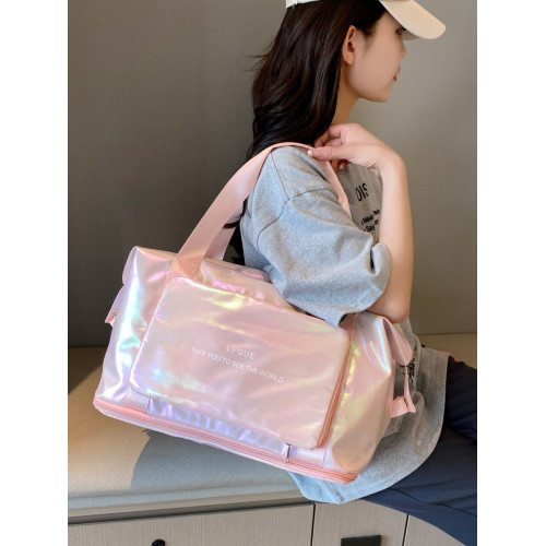 短途旅行包女手提出差大容量輕便運動健身包小行李待産旅遊收納袋