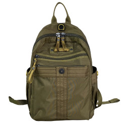 新款夏超火雙肩後後背包防水休閒男學生書包軟輕便旅遊大容量登山包26