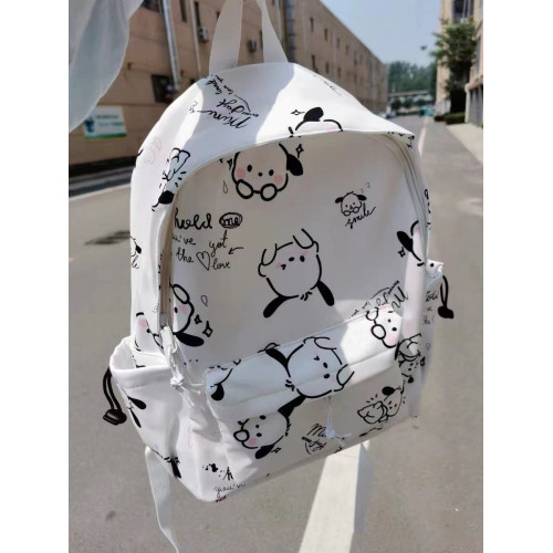 ins少女帕恰狗書包初中生可愛2023新款揹包女大學生大容量雙肩包