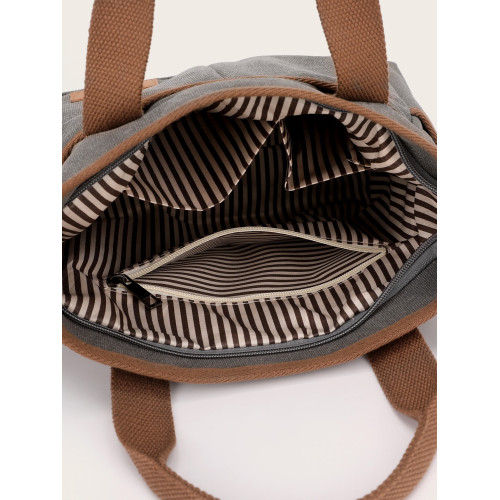 2025新款百搭上班通勤大容量帆布包女包手提斜後後背包中老年媽媽包潮