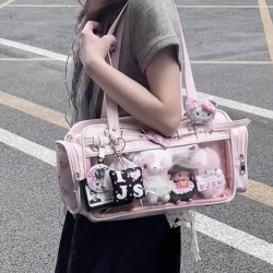 【餘量掉落】小紀野中號原創製服痛包單肩追星大食量學生日常斜背