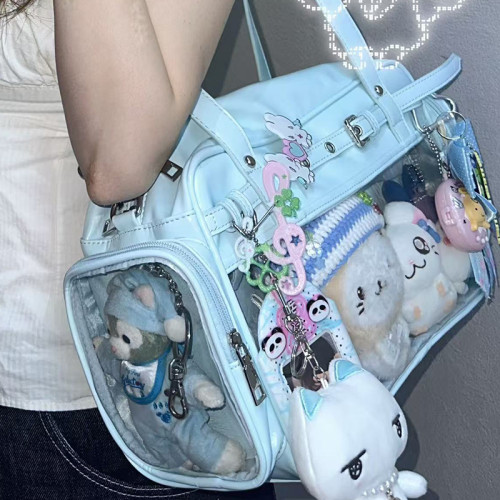 【餘量掉落】小紀野中號原創製服痛包單肩追星大食量學生日常斜背