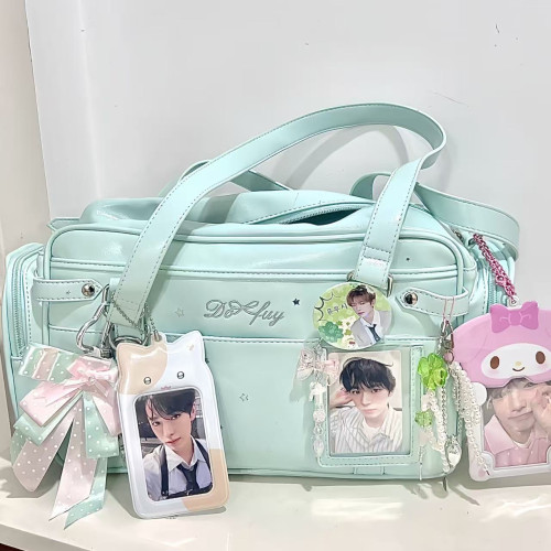 【餘量掉落】小紀野中號原創製服痛包單肩追星大食量學生日常斜背