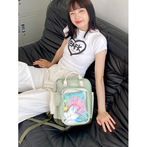 木與石日常款外出小痛包雙肩包娃用20cm娃包書包可放娃小型後後背包