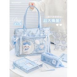 RosyPosy柔設單肩痛包大食量可紥大容量斜後後背包高顔值娃包絲帶痛包