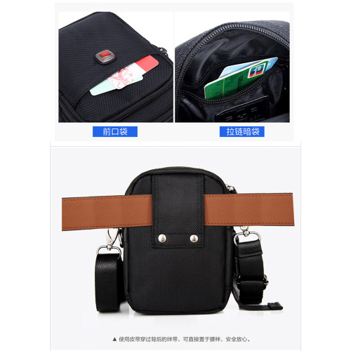 瑞士軍刀男包耐磨工地工具包腰包勞保包單肩斜後後背包大容量旅行後後背包