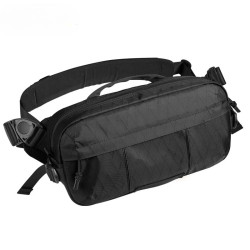 25新款菱格胸包機能工裝防水單肩斜後後背包通勤單肩包多功能拉鍊挎包