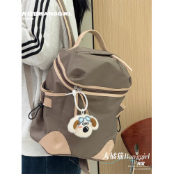 新款女士後後背包旅遊輕便高顔值旅行雙肩包高級感大容量短期出差書包