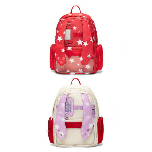 梁拌泡菜LBPC星星垂耳兔痛包學生雙肩包原創設計可愛二次元書包