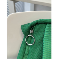 小衆網格布極簡純色空氣感雙肩包後後背包電腦包高級感輕便韓系通勤