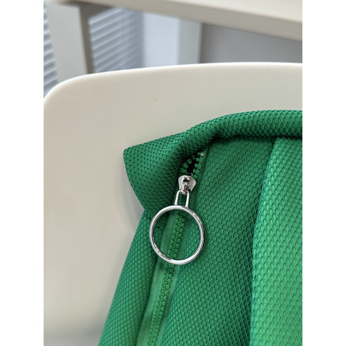 小衆網格布極簡純色空氣感雙肩包後後背包電腦包高級感輕便韓系通勤