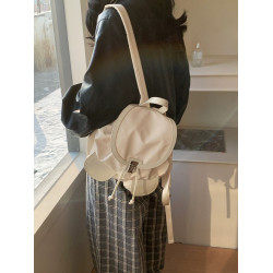 韓國小衆後後背包女包2025新款尼龍防水多口袋休閒後後背包大容量雙肩包