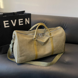 大容量旅行包男潮牌手提行李包斜後後背包短途出差旅行袋子運動健身包