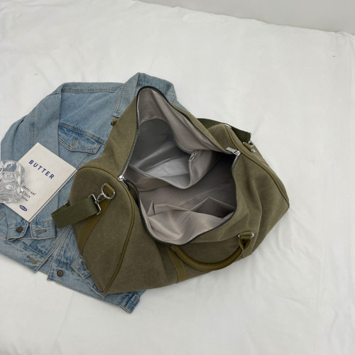 大容量旅行包男潮牌手提行李包斜後後背包短途出差旅行袋子運動健身包