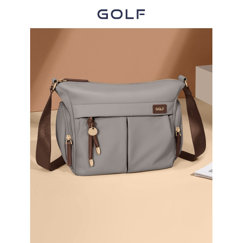 GOLF斜後後背包女2026新款時尚百搭大容量單肩包高級感牛津布休閒女包 GOLF斜後後背包女2026新款時尚百搭大容量單肩包高級感牛津布休閒女包