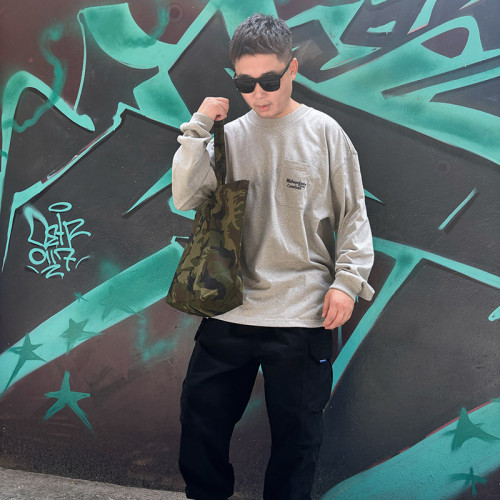 本色迷彩無通勤托特單肩帆布包出街休閒旅行健身環保袋 本色迷彩無通勤托特單肩帆布包出街休閒旅行健身環保袋