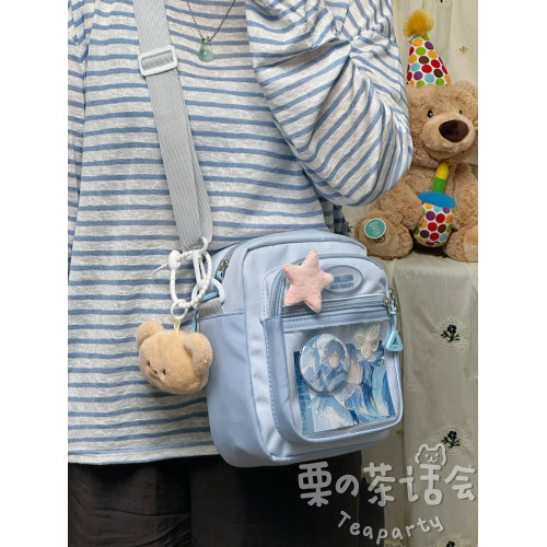 可愛吧唧痛包穀子包二次元手機小挎包少女休閒百搭小包包女斜後後背包