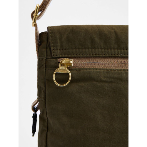 日單2026年春款男女款純棉刺綉復古單肩斜背小包帆布包 BAR聯名款