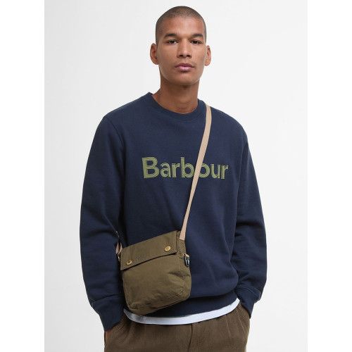 日單2026年春款男女款純棉刺綉復古單肩斜背小包帆布包 BAR聯名款