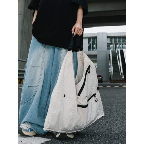 工裝可變後後背包馬甲包個性廉航神器多口袋大容量斜後後背包可穿戴後後背包