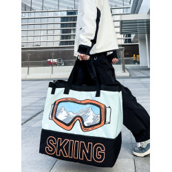 超大容量短途出差旅行包男運動滑雪後後背包衣服行李收納袋手提健身包