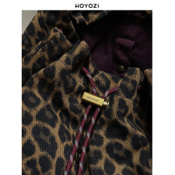 【小優家包包】HOYOZI豹紋雙肩包女旅遊輕便通勤後後背包2026新款書包