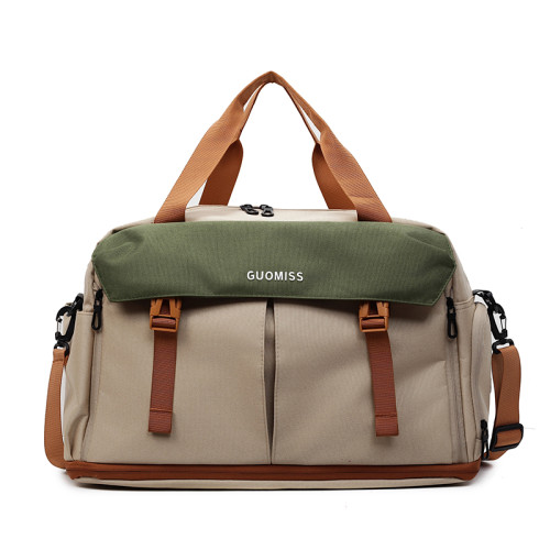 大容量時尚短途旅行包女手提出差輕便行李袋男擴容斜背運動健身包