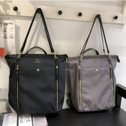 日本雙肩包女通勤單肩雙肩兩用防水牛津布上班高級感簡約單肩後後背包