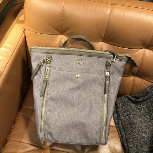 日本雙肩包女通勤單肩雙肩兩用防水牛津布上班高級感簡約單肩後後背包