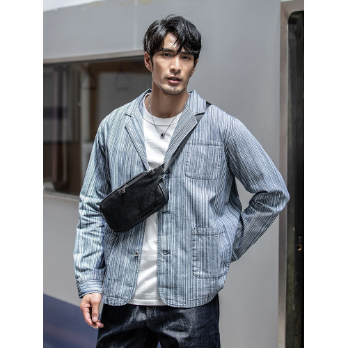 真皮潮牌男士胸包韓版超薄單肩包夏季頭層牛皮百搭休閒斜背小包女