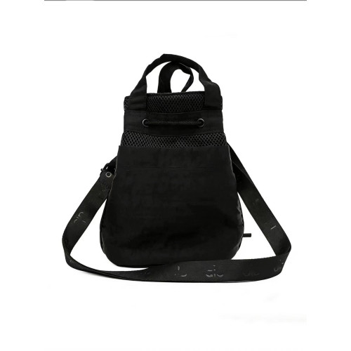 al 水桶包字母斜後後背包女小型可攜式休閒運動瑜珈收納包