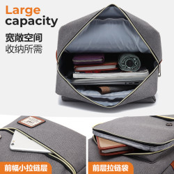2024新款時尚雙肩男女高中學生百搭大容量書包商務韓版旅遊電腦包