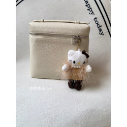 酒姨Juuye老錢靜奢風 簡約手提雙肩包1p高級荔枝紋氣質飯盒包書包