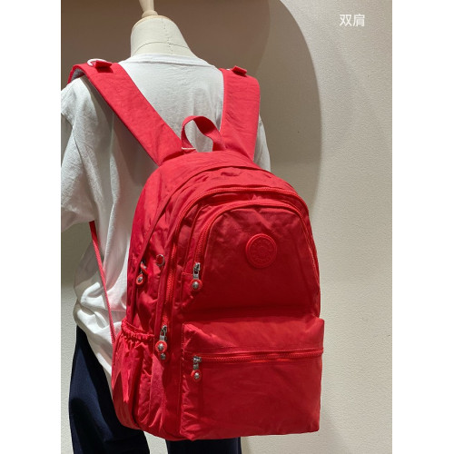 博蔔尼龍防水男女雙肩包輕便多層口袋學生電腦書包容量大旅行後後背包