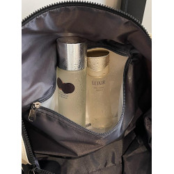 日本進口健身包女高級感防水行李包乾濕分離包大容量遊泳包