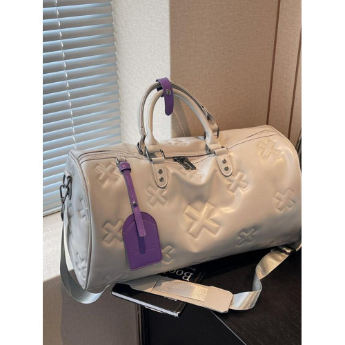 日本進口健身包女高級感防水行李包乾濕分離包大容量遊泳包