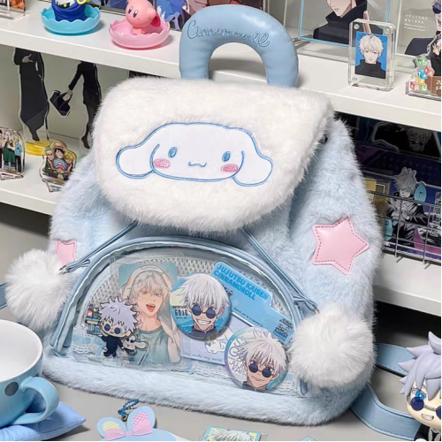 瘋狂動物城包包兔子硃迪狐狸小熊雙肩包小白後後背包維尼熊痛包書包女