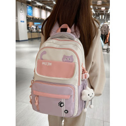 書包女初中生大容量韓版高顔值中學生減負雙肩包小學生後後背包電腦包