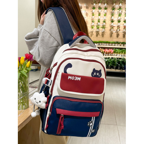 書包女初中生大容量韓版高顔值中學生減負雙肩包小學生後後背包電腦包