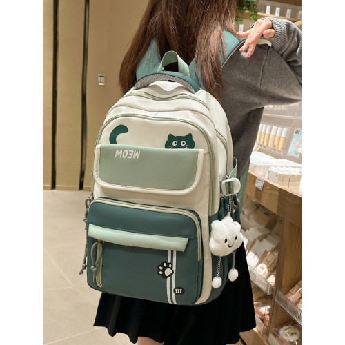 書包女初中生大容量韓版高顔值中學生減負雙肩包小學生後後背包電腦包