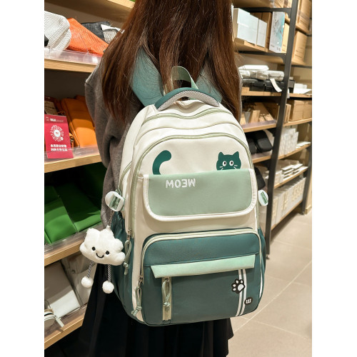 書包女初中生大容量韓版高顔值中學生減負雙肩包小學生後後背包電腦包